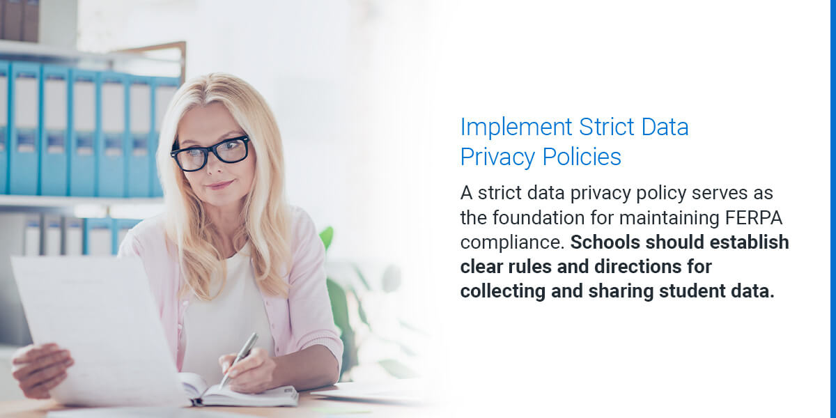 08 Implement Strict Data Privacy Policies