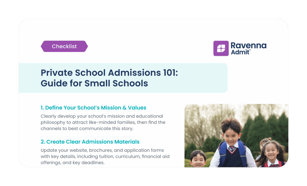 Private School Admissions 101: Guide for Small Schools
