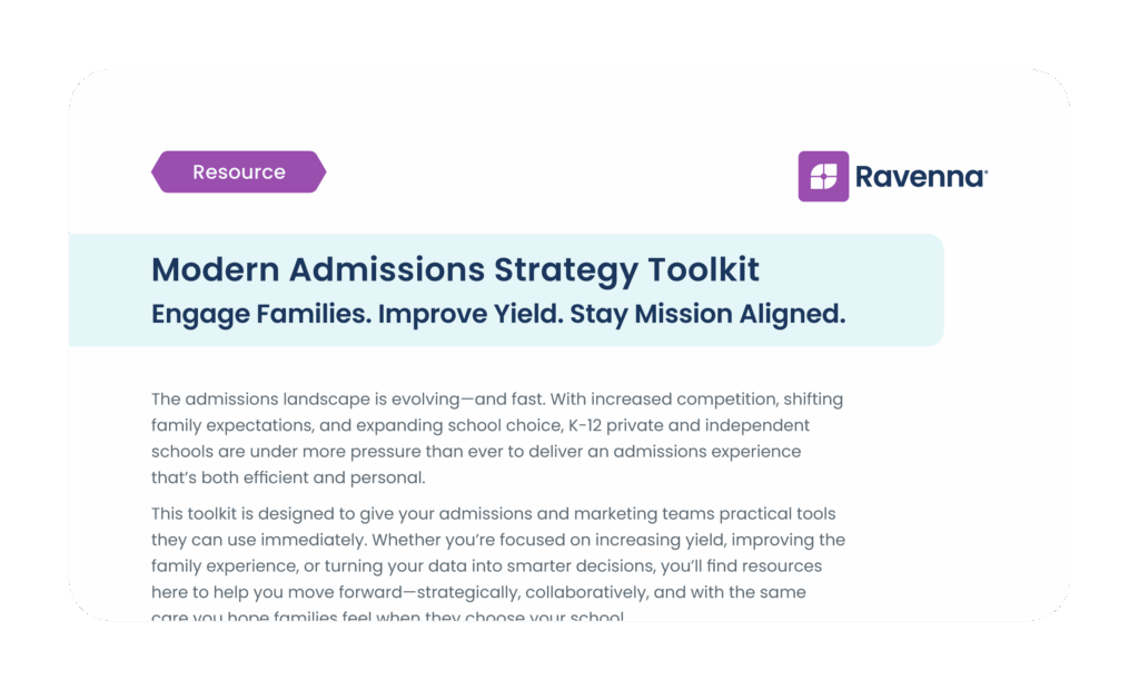 Private School Admissions Strategy Toolkit